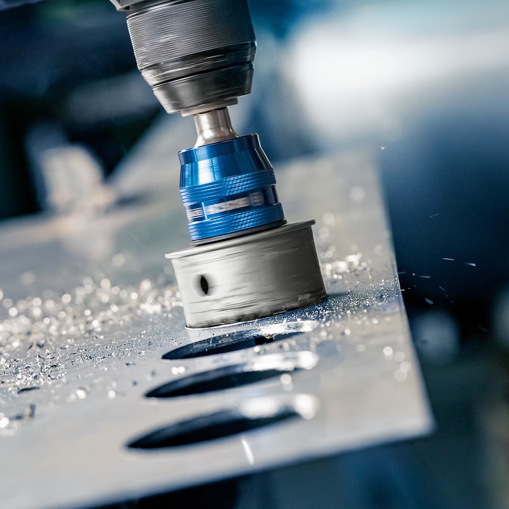 Bosch 1x Scie trépan PRO Sheet Metal Power Change Plus (pour Tôles en acier inoxydable, Tôles en acier, Ø 16 mm, Professional Accessoire Perceuses/visseuses rotatives)