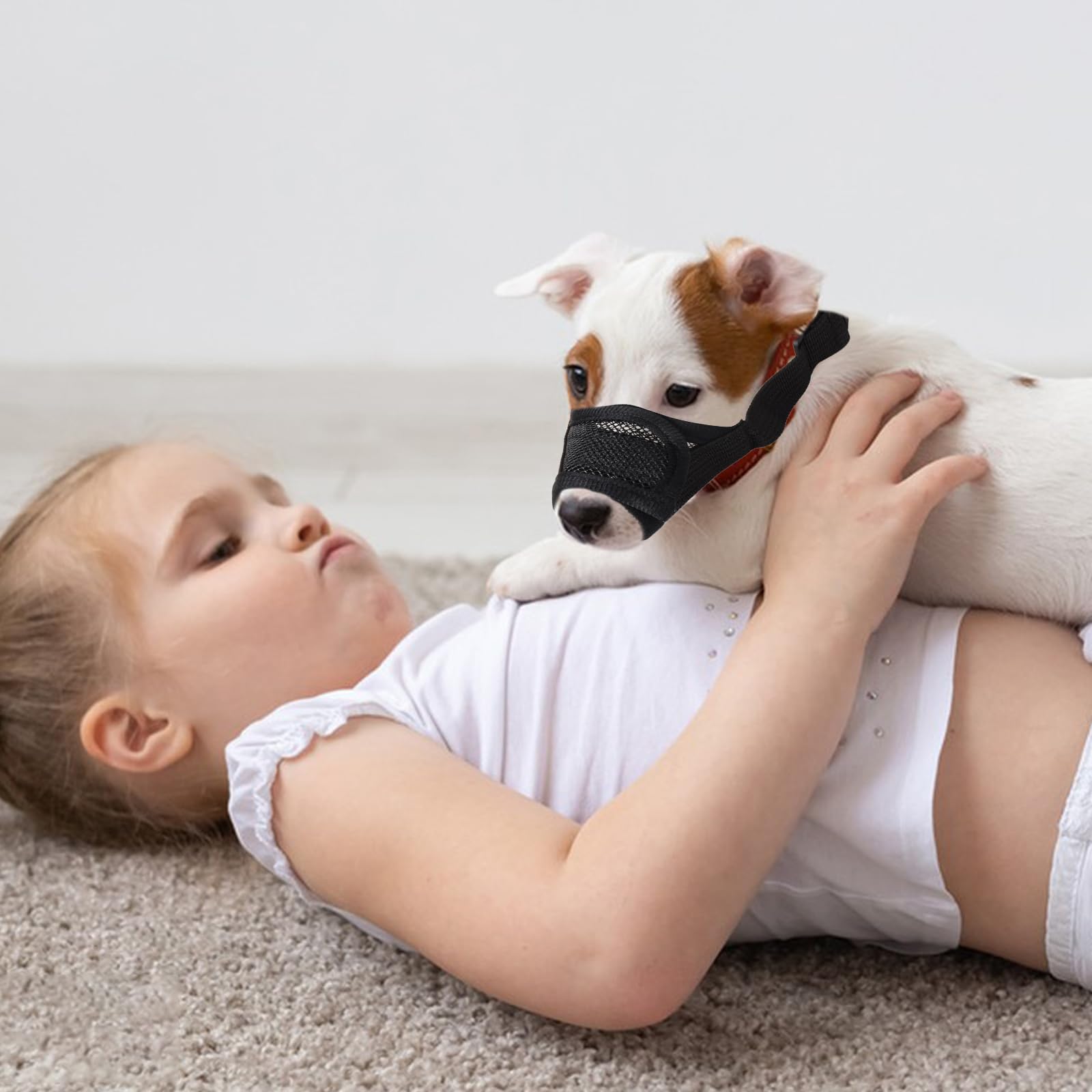 Verstellbarer Hunde-Maulkorb Nylon - 26-31cm Für Sicheres Verhalten