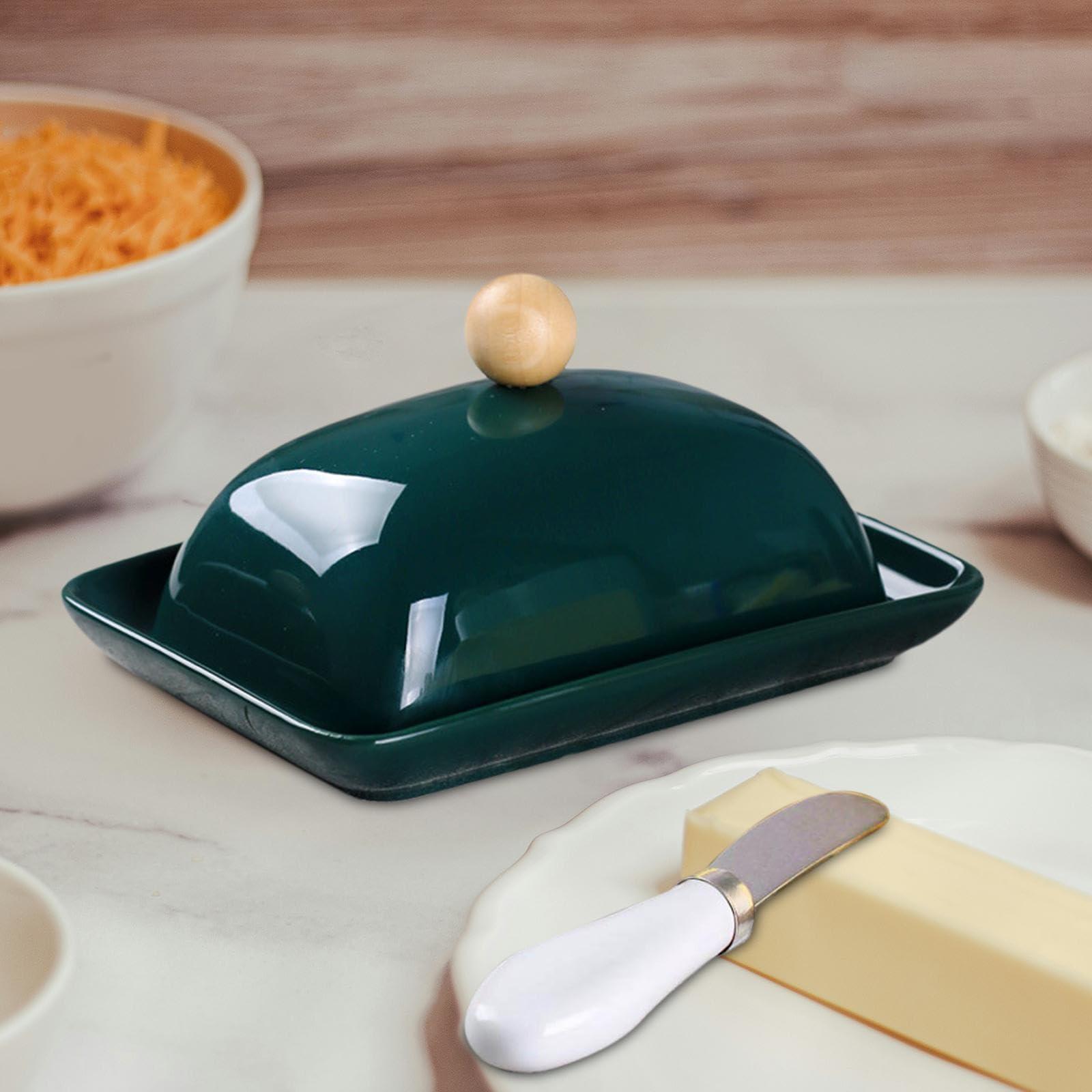 ZENGXJYCQINGJIANG バターディッシュ セラミックバター