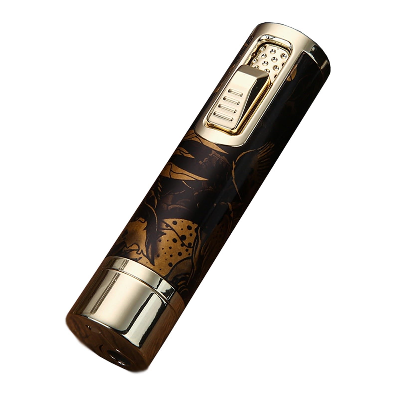 Briquet jet flamme réglable coupe-vent rechargeable butane portable design en métal pour voyage, survie en plein air, camping, barbecue ou allumage incendie