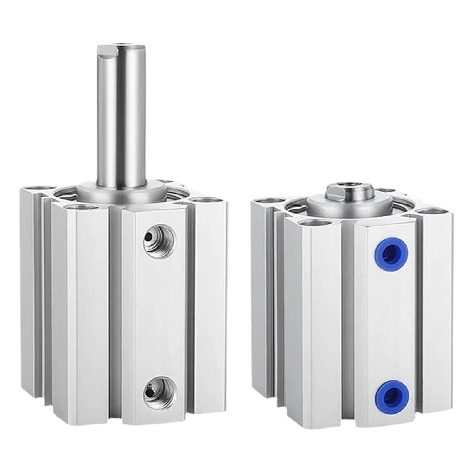 Vérin pneumatique Compact à Double Effet, Course de 5 à 100 mm, série 16/20/25/32/40/50/63/180/100, 1 pièce(90mm Stroke,Bore 32mm)