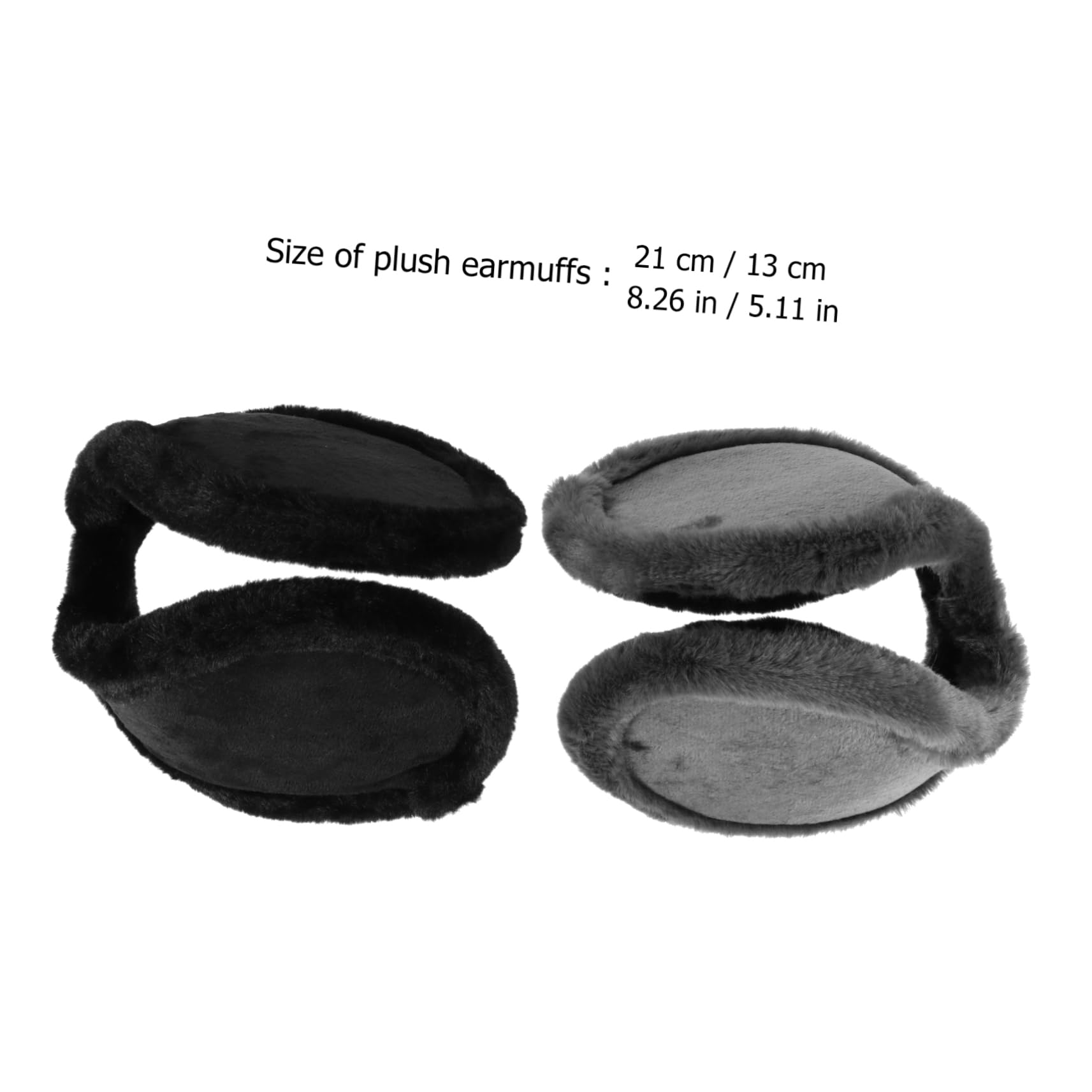 6piezas Auriculares De Invierno Orejeras De Peluche Para Protección Auditiva Calentadores De Oídos Para Actividades Al Aire Diseño Trasero Para Mayor Comodidad y Estilo