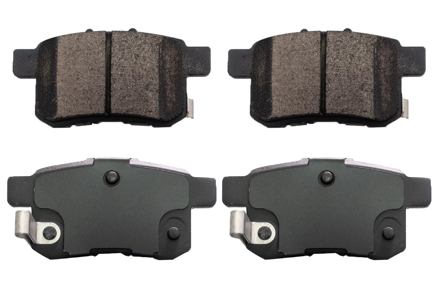 Rear Premium Ceramic Disc Brake Pad Replacement For Select 2008-2017 Honda Accord 09-14 Acura TSX - D1451