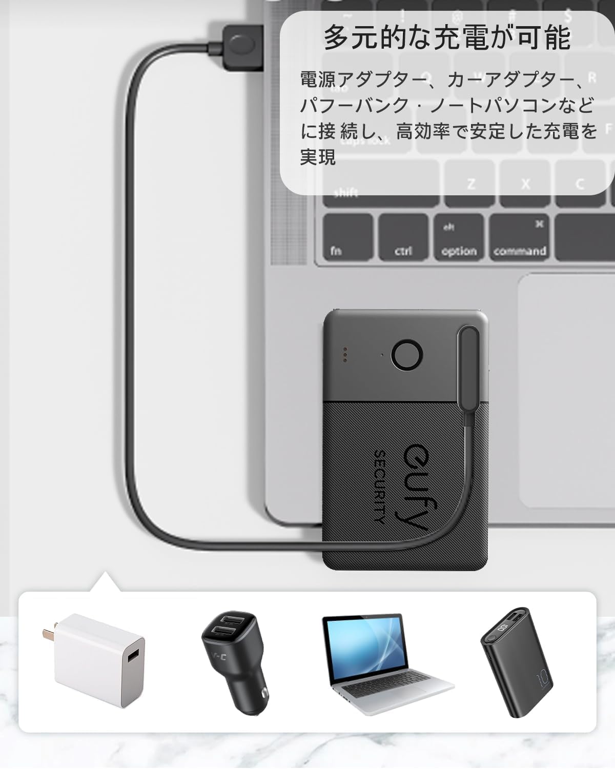 Amazon.co.jp: For Anker Eufy (ユーフィ) SmartTrack Card E30 (充電