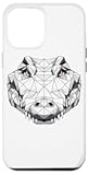 iPhone 13 Pro Max Geometric Art Crocodile Crocodiles Case