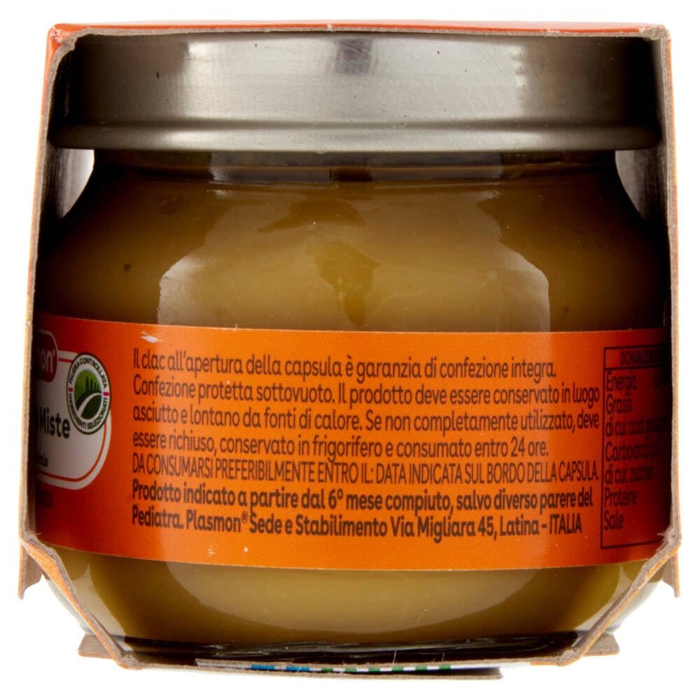 Plasmon verdure miste, 12x (2x 80g), Mit ausgewählten Zutaten, 100% natürlich, Ohne Stärken und Salz hinzugefügt + Italian Gourmet polpa 400g