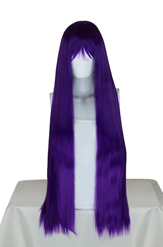 Epic Cosplay Persephone Peluca larga y recta roja borgoña de 40 pulgadas (12BR)