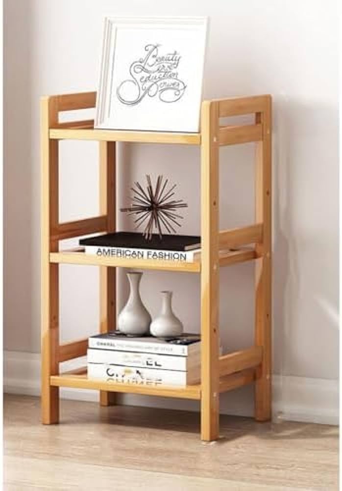Amazon｜オープンシェルフ 多段 天然竹製 タイプ01 50*125