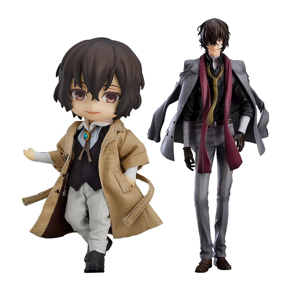 Zhongkaihua Bungo Stray Dogs – Set De 2 Figuras PVC: Dazai Osamu Y Nakahara Chuuya (12-14 Cm)
