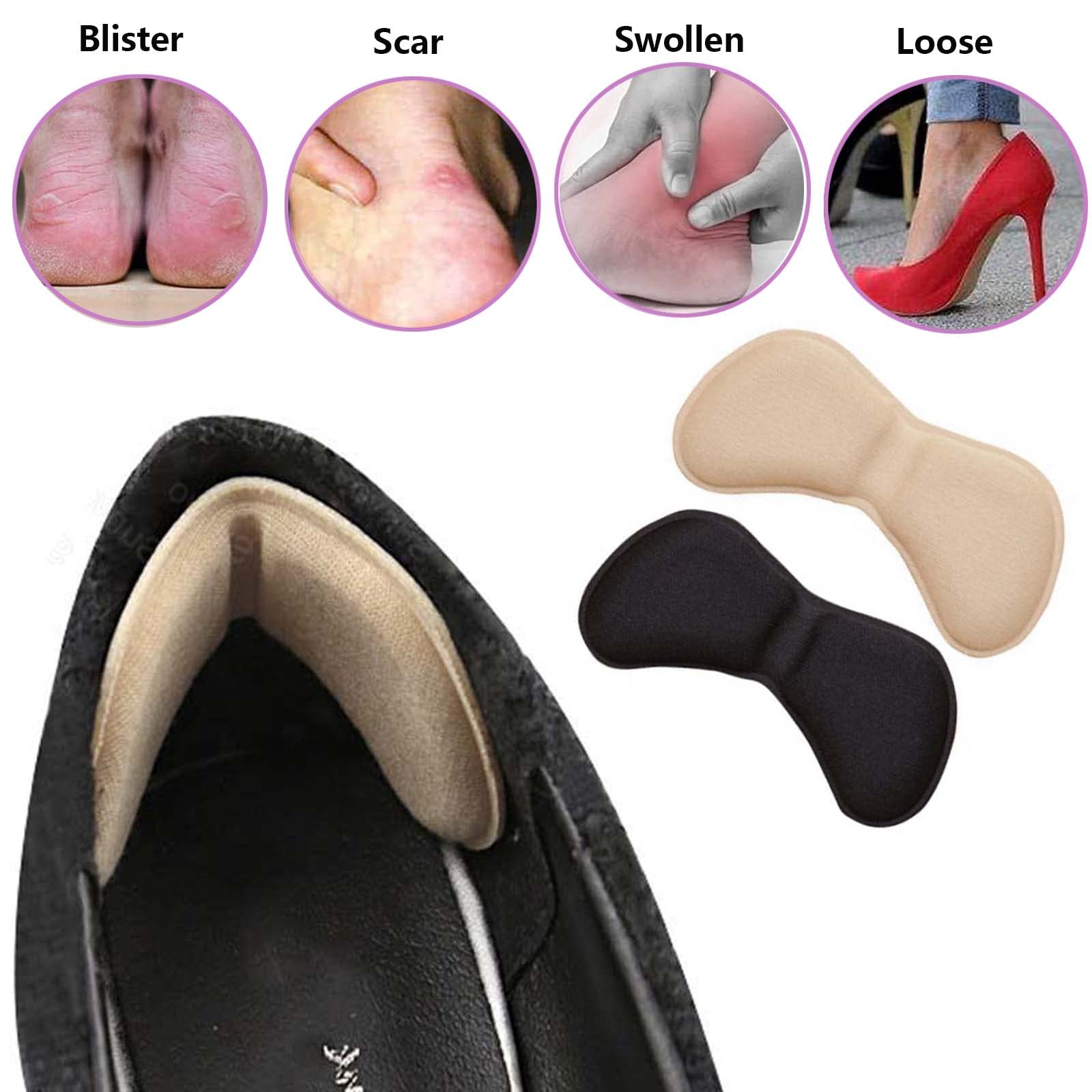 Cuscini per tallone Pad Heel,di cuscinetti per il tallone,8 paia comodi cuscinetti per il,soletta autoadesiva per la cura dei piedi per scarpe,impediscono ai di sfregare e scivolare