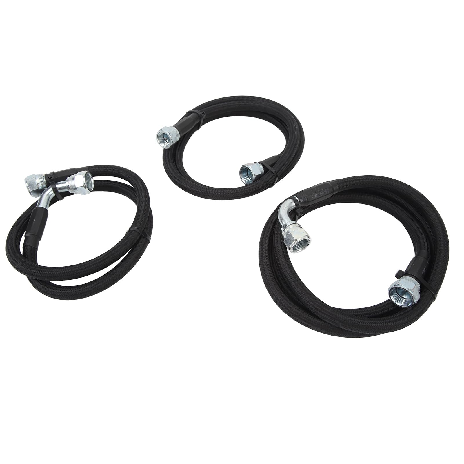 Wakects Kit di Raffreddamento della Trasmissione, Kit Tubo di Raffreddamento della Trasmissione in Nylon Acciaio Rame per 48RE, Sigillato Antiruggine, Set di 3 Linee con 4 Adattatori per 2500 3500