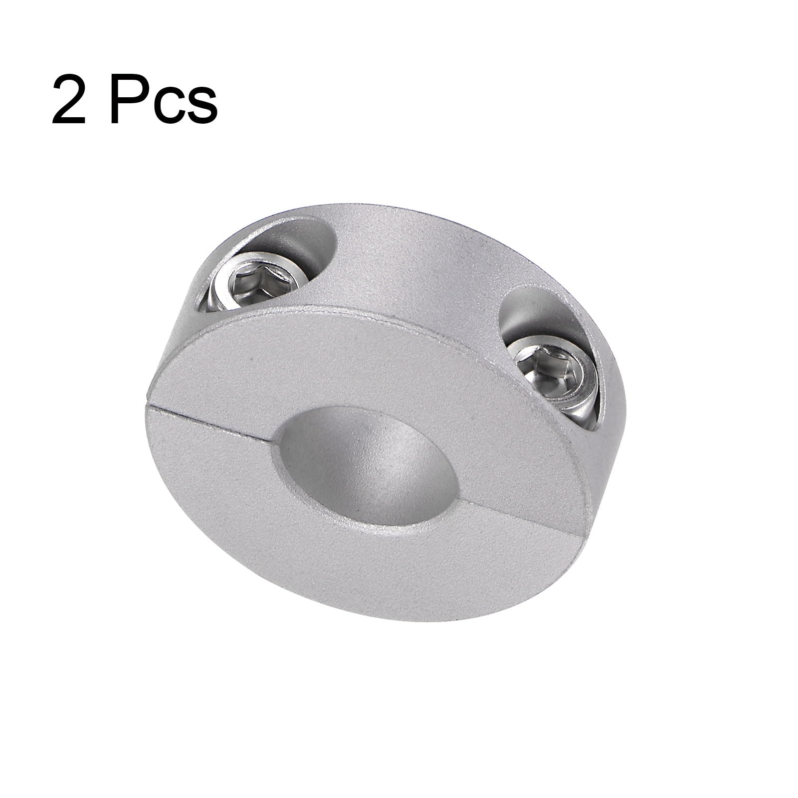 2 Collari Doppio Albero In Alluminio Per Alberi 16mm - Fermi Meccanici Per Pulegge, Macchinari E Trasmissioni - Foto 13