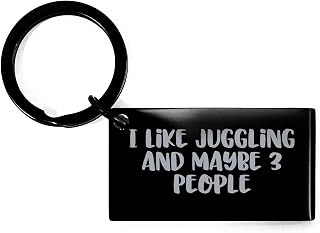 Juggling Gifts for Lovers of Funny Quote Keychain, Engraved Stainless Steel Juggling Love Token, Unique Valentine's Unique Gifts for Juggling Enthusiasts, Juggling Accessories for Him/Her