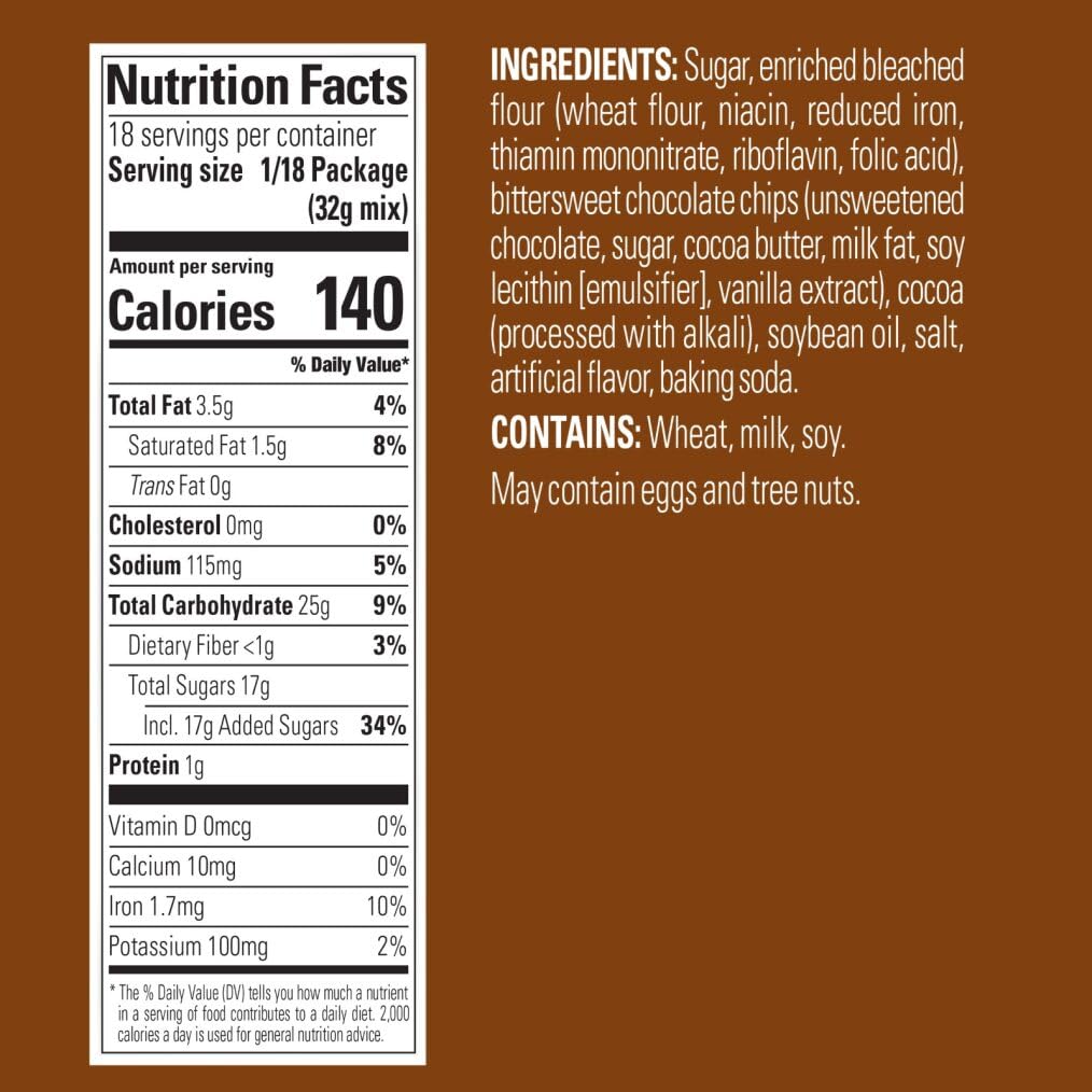 Ghirardelli Dark Chocolate Brownie Mix, 20 oz