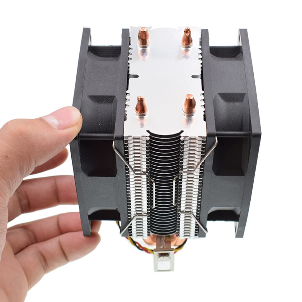 2-Pack Stainless Steel CPU Fan Clips - Heat Dissipation Cooling Brackets For Computer Builds