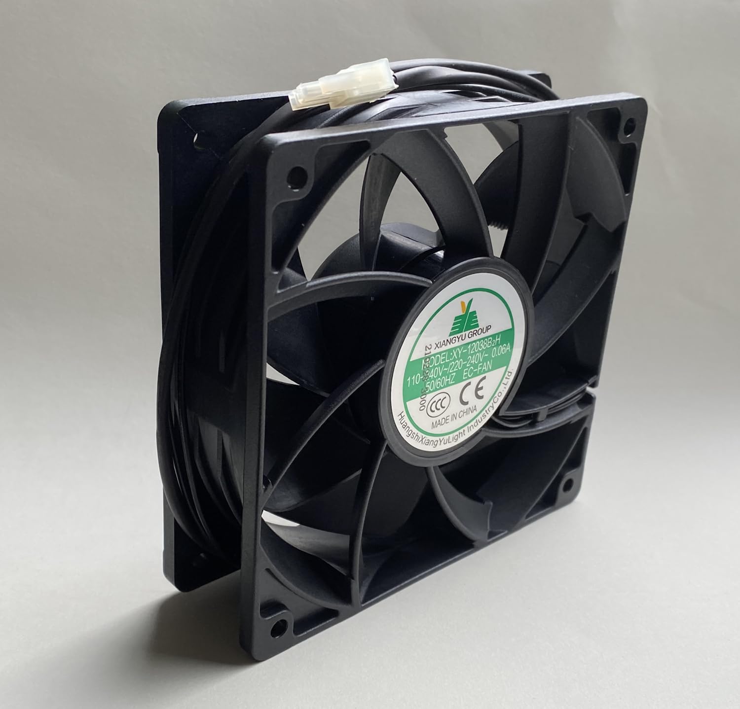XY-12038B2H High Air Volume Fan XY-12038B2H 110V-220V 0.66A 12CM 120×120×38mm Cabinet EC Cooling Fan