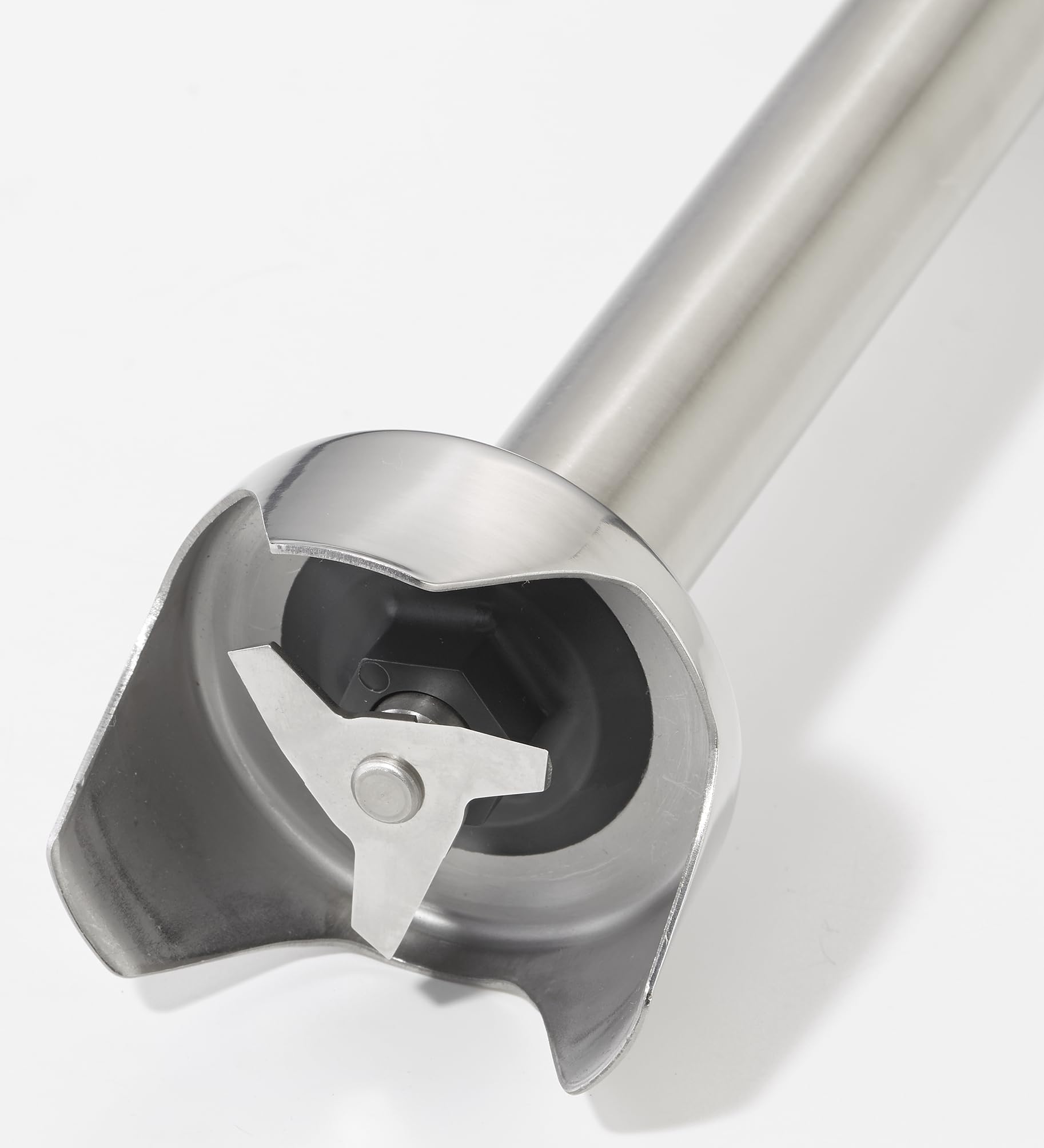 METRO Professional Frullatore a immersione GSM1015D, acciaio inox/plastica, 9.1x9.1x55 cm, Ø lama: 8.2 cm, 9.000 giri/min, asta rimovibile, rosso
