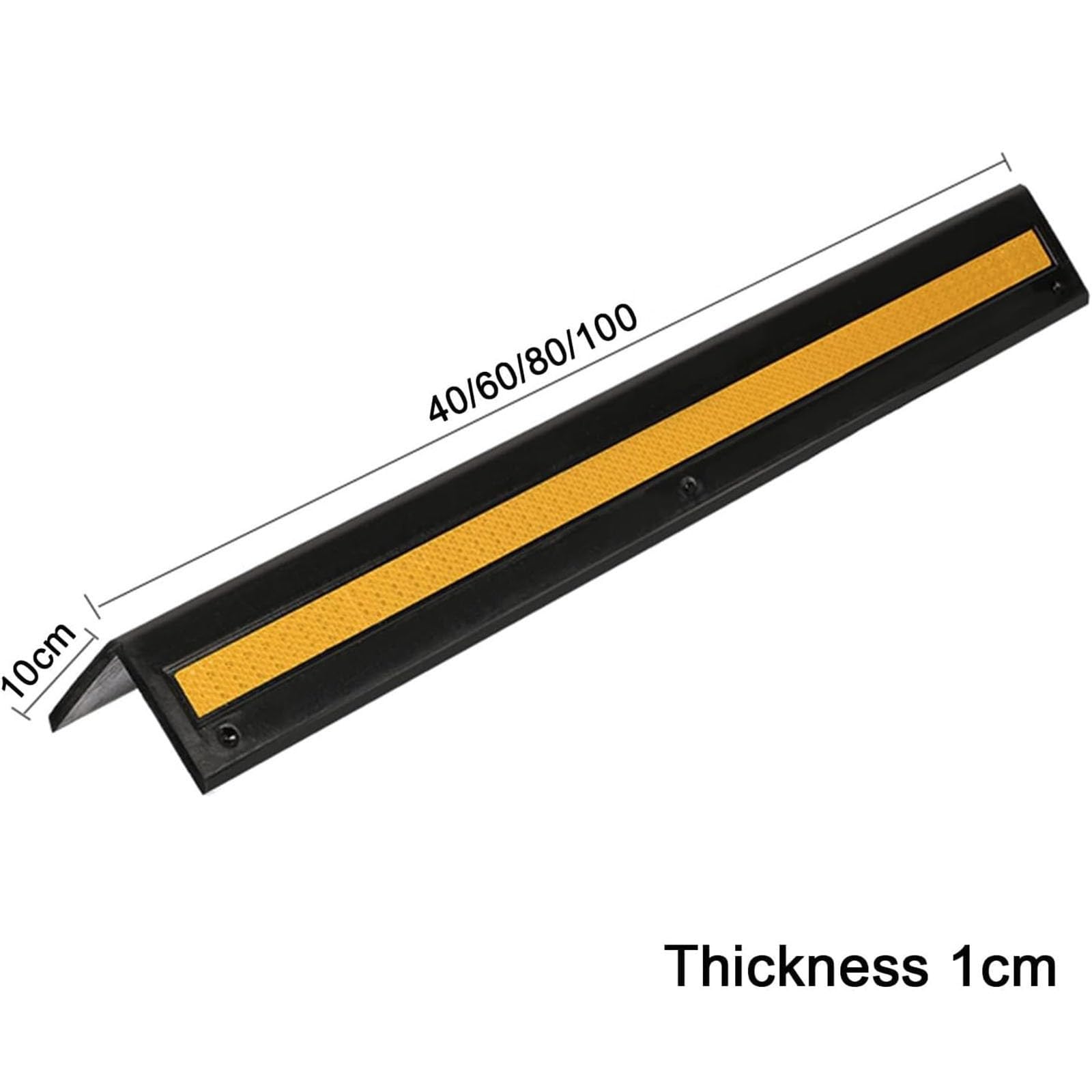 Protector de Esquinas de Pared, Protector de Esquinas de Pared de Goma - Protector de Parachoques Duradero para garajes y estacionamientos para columnas y Bordes - Prevención de daños en PUE