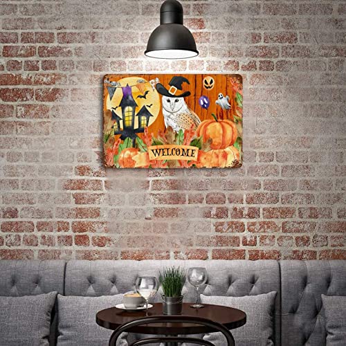 Panneau en étain Happy Halloween, la solution pour une décoration extérieure durable - 6