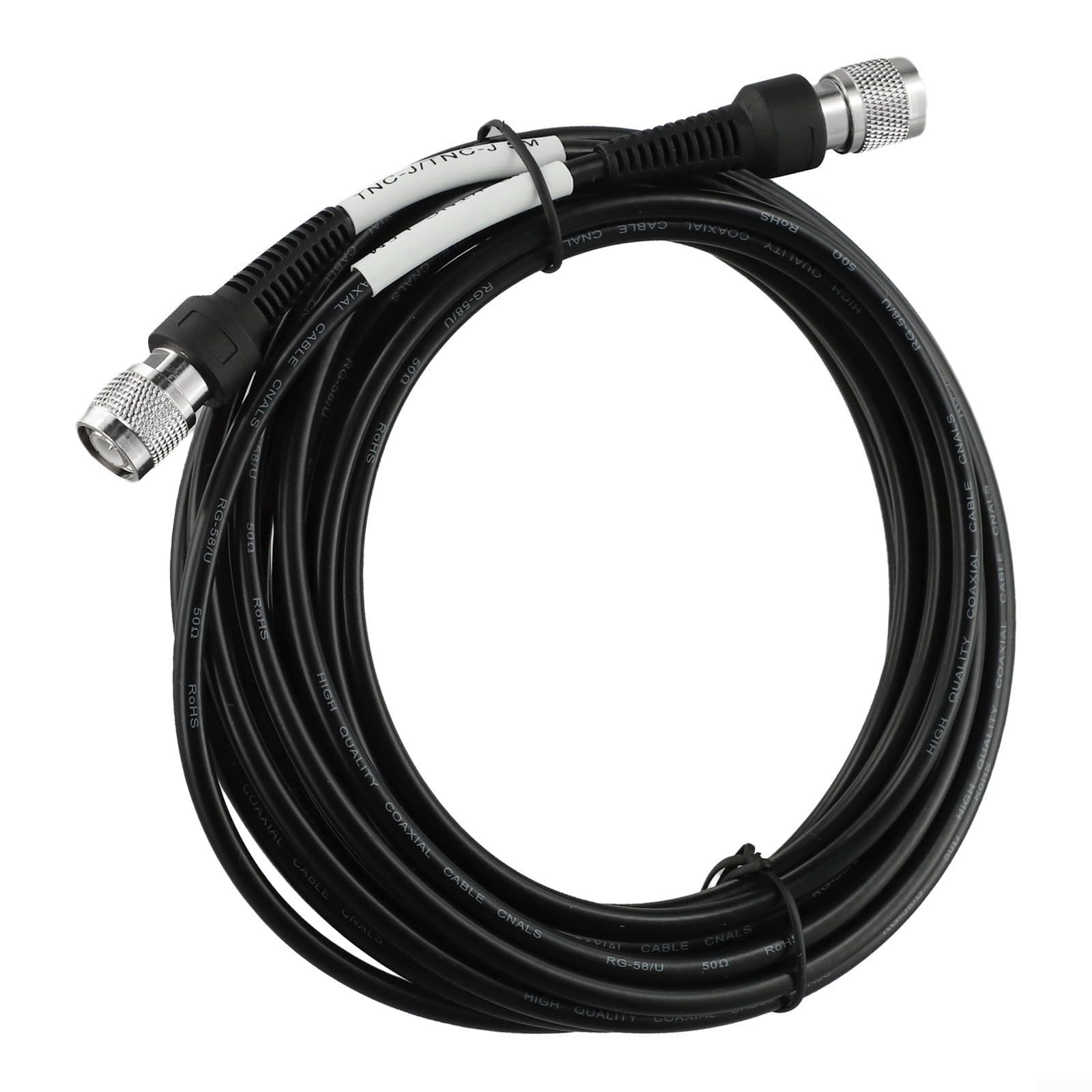 Cavo antenna GPS GNSS con connettori TNC maschio-maschio in plastica stampata a iniezione e opzioni di lunghezza 3 m/5 m per collegamento del segnale a microonde (5 metri)
