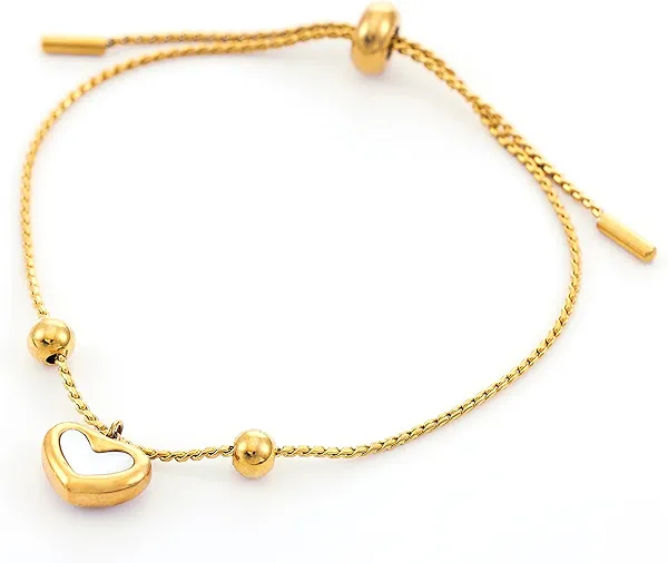 C.Paravano Bracelet for Women 18k Gold Plated Jewelry for Women Gold Plated Bracelets for Women Charm Bracelets Bracelets for Best Friends Adjustable Bracelets Boho Bracelets