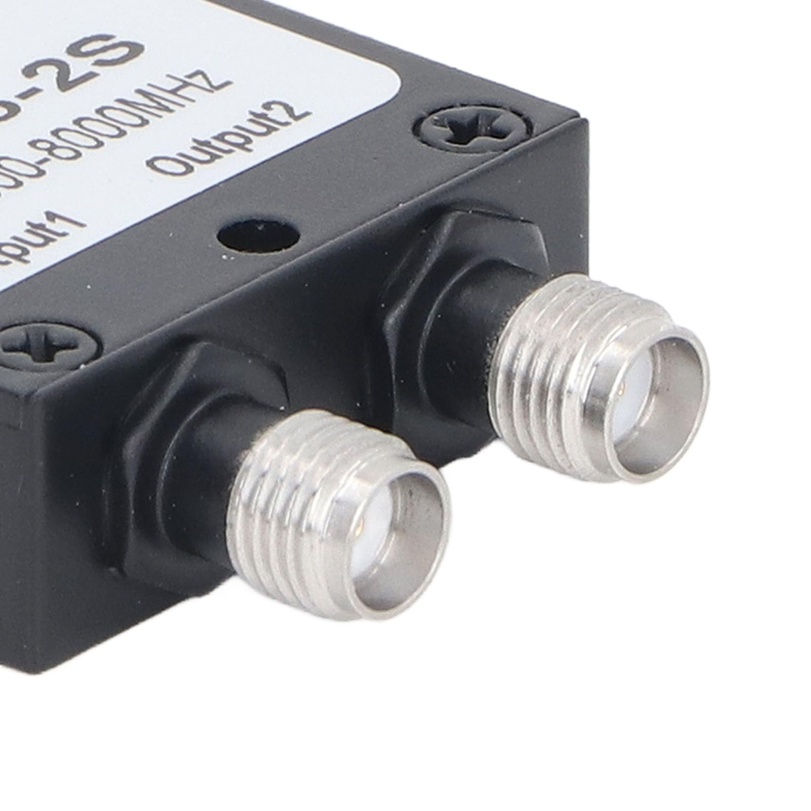 SMA Divisor de potencia RF de 2 vías para sistema de antena, 2 a 8 GHz, impulsamos las antenas coaxiales, baja pérdida de inserción y alto aislamiento