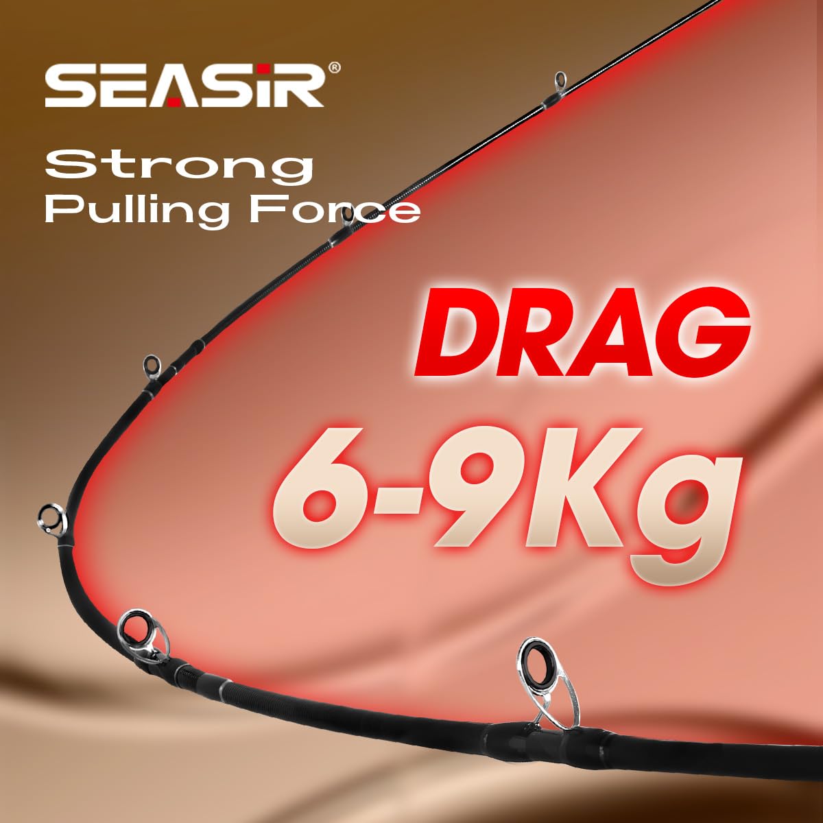 SEASIR SALMINUS パックロッド Amazon.com : SEASIR Salminus Travel Fishing Rod, 4 Piece Spinning