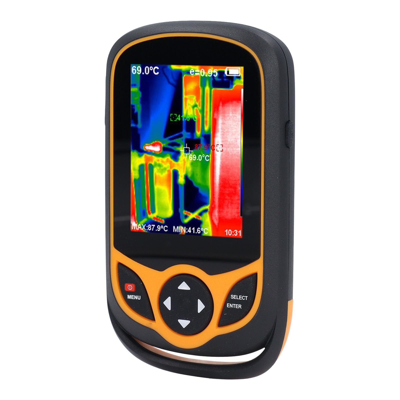 Pocket Infraroted Thermal Imager przenośna kamera termowizyjna na podczerwień 256 x 192 rozdzielczość IR 0,07℃, czułość z ekranem dotykowym 3,2 cala do szybkiego wykrywania błędów