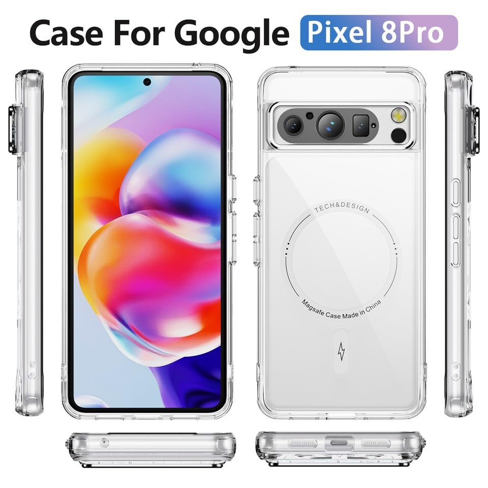 Coque silicone Google Pixel 8 Pro transparente pour vos sorties - 5