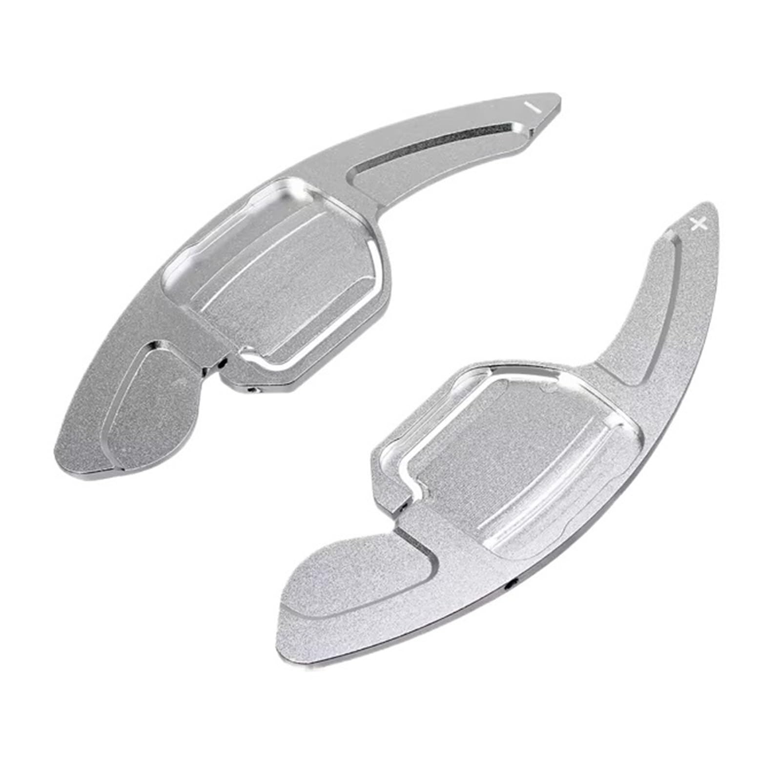 Reyukhn Shift Paddle Accessories 2piece Steering Wheel Paddle Shift Paddles for A3 A4L for A5 A6L for A7 for A8 S3 S5 SQ5 RS3 R8 for Q3 for Q5 for Q7 Steering Wheel Trim(Silver)