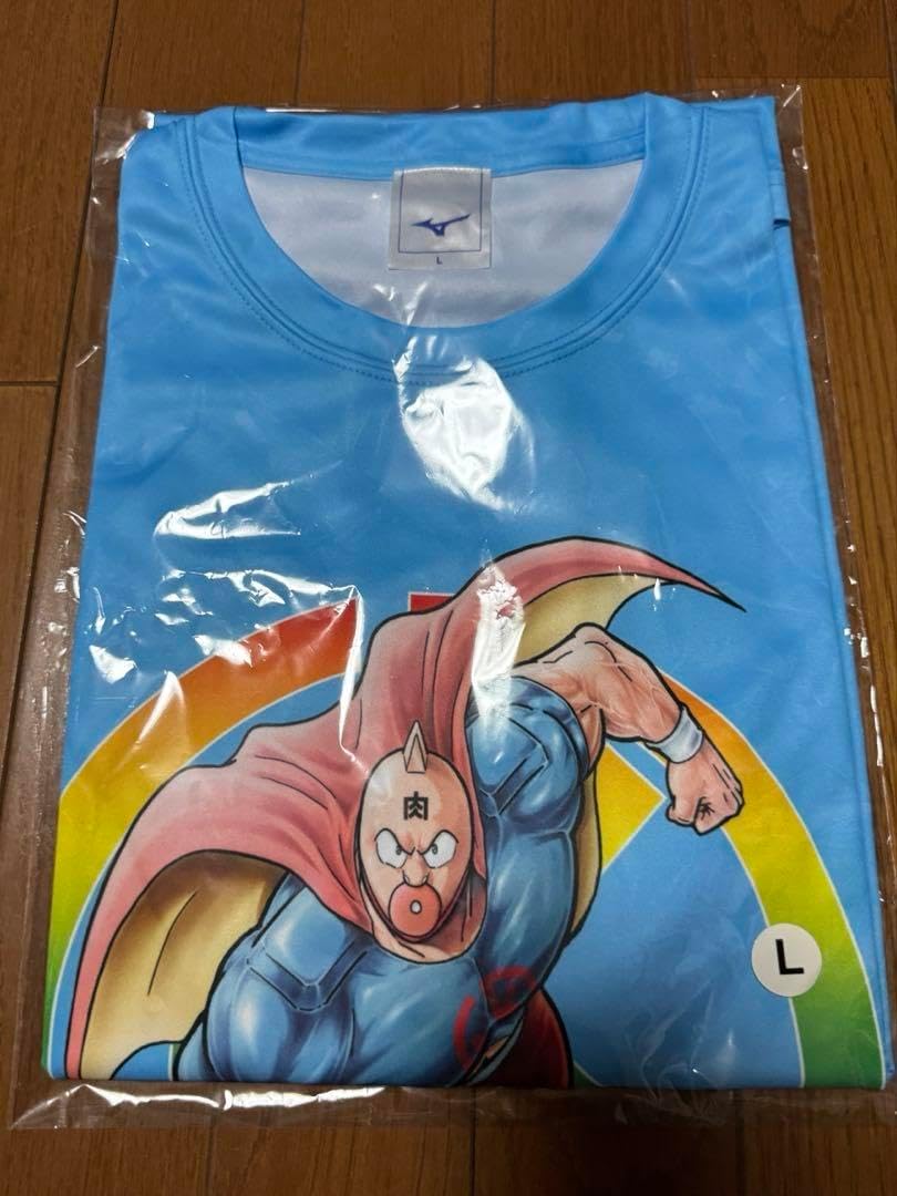 キン肉マン 大阪マラソン コラボ T ブルー Lサイズ 2025 画像・写真