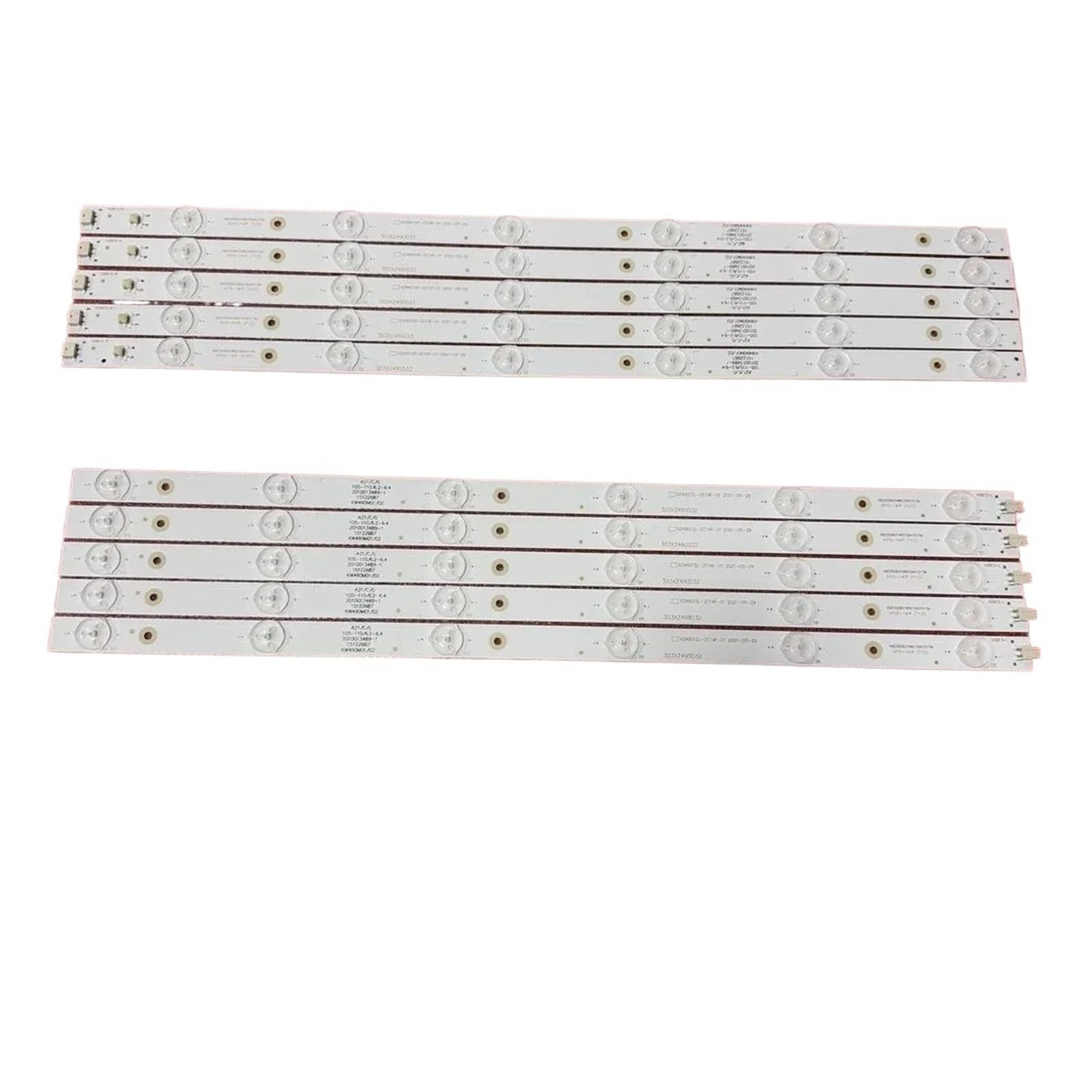 Tira de LED for LD49-D15FHB para solucionar pantalla negra en panel de 49 7