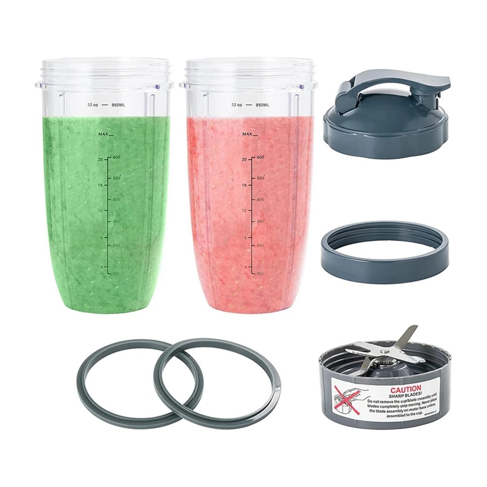 Compatible avec 600W 900W l'ensemble tasses mixeur.