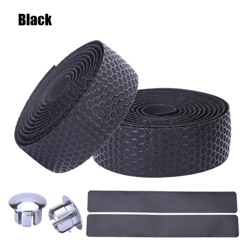 Cinta para Manillar de Bicicleta, 1 par de Manillar Bicicleta Carretera, Cinta con absorción Impacto for Ciclismo
