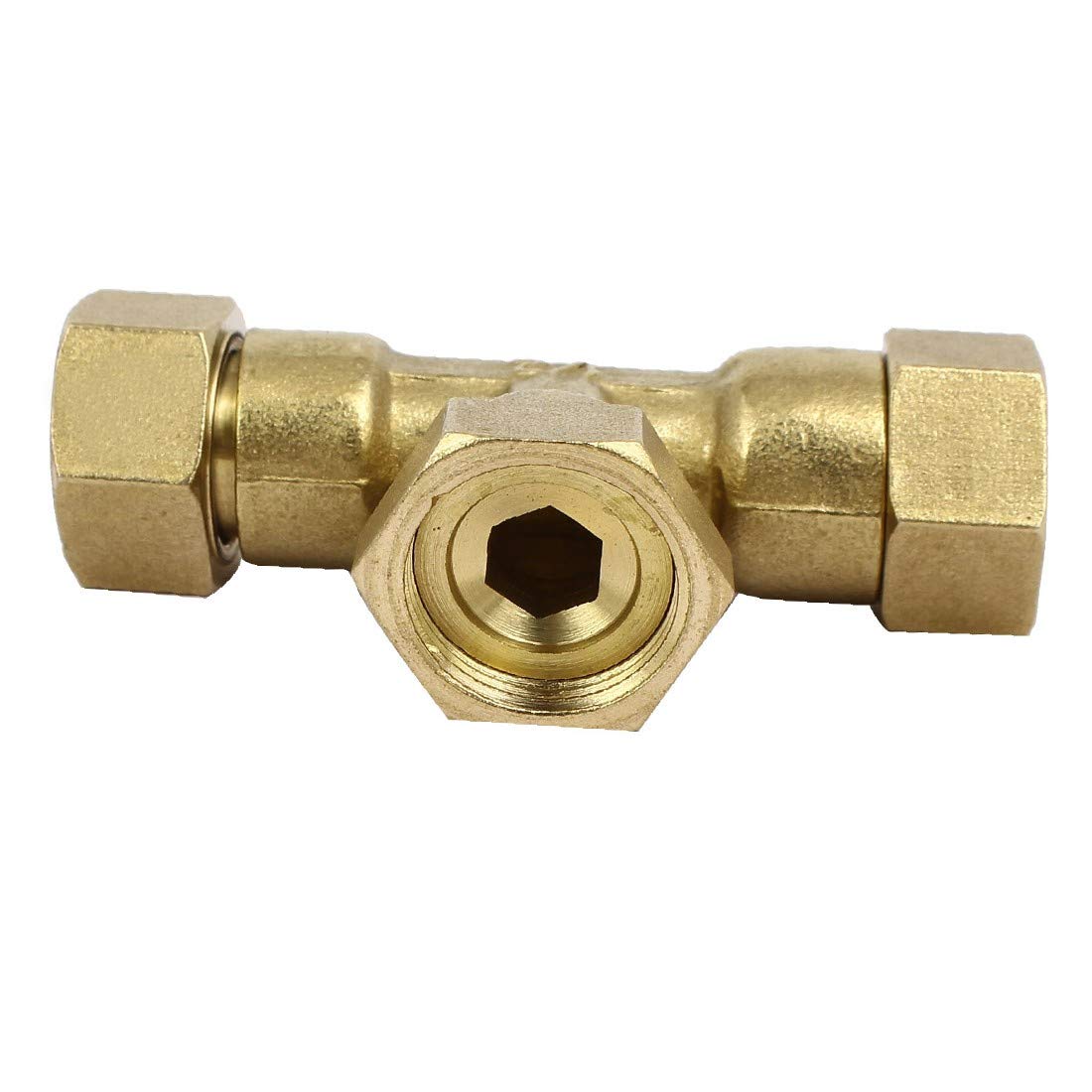 New Lon0167 1 / Destacados 2BSP Rosca Hembra eficacia confiable Roscada en Forma de Tee Combustible de Agua Conexiones de Tubería Conectores 4 unids(id:b22 4e 6c ac9)