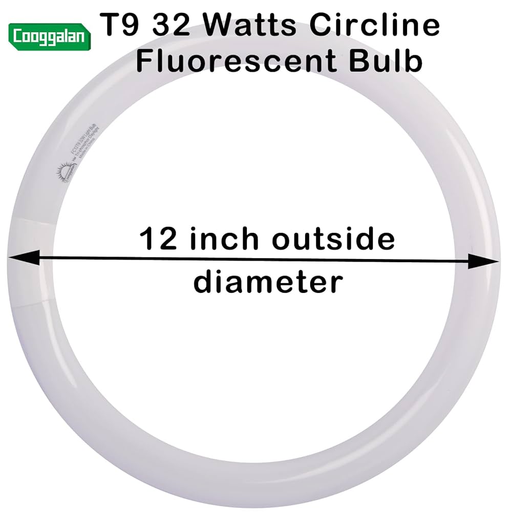 COOGGALAN FC12T9/DX 32W 12 inch T9 Circular Light Bulb