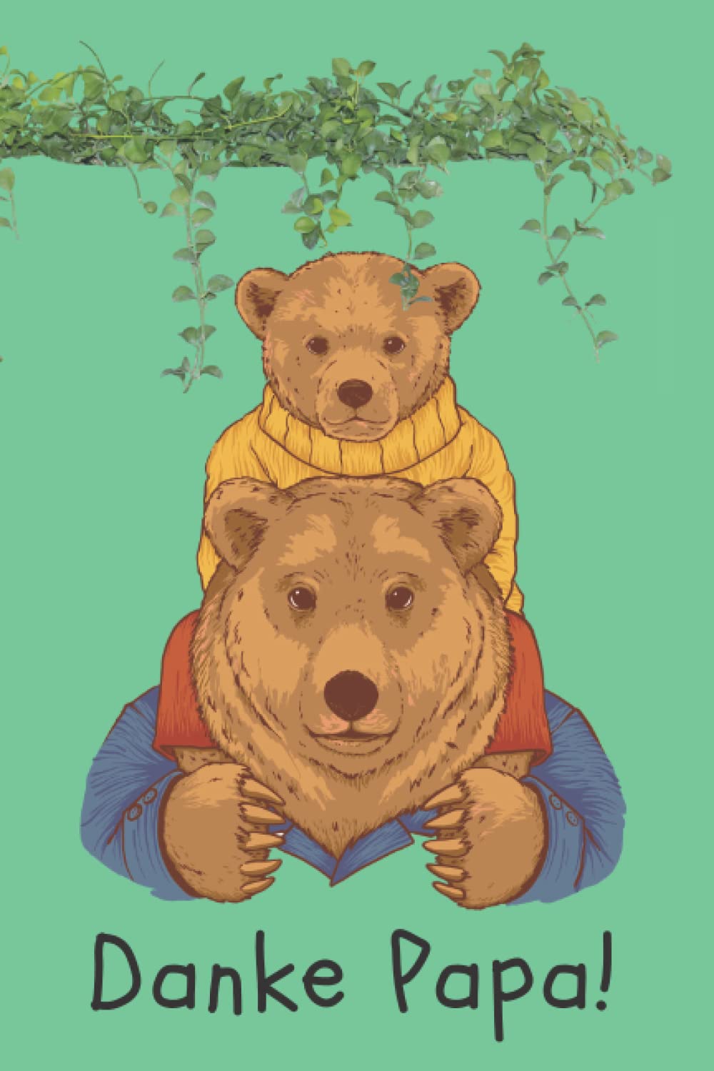 Danka Papa!: Geschenk für Väter, Papa danke sagen, Geschenkidee für Vatertag, Notizbuch, 120 Seiten, liniert, 6x9 Zoll