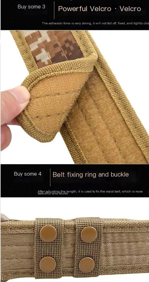 Mens Casual Camo Wear-Resistant Tactical Canvas Belts For Jeans Overalls Outdoor Hunting Work4