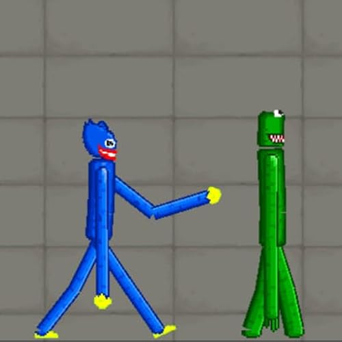 Blue Monster Playground Sandbox Simulator: Ragdoll Physics, Horror Escape Survival, Crafting Adventure, Multiplayer Battle Arena, Creative Building, Open World Roleplay, Puzzle Challenges