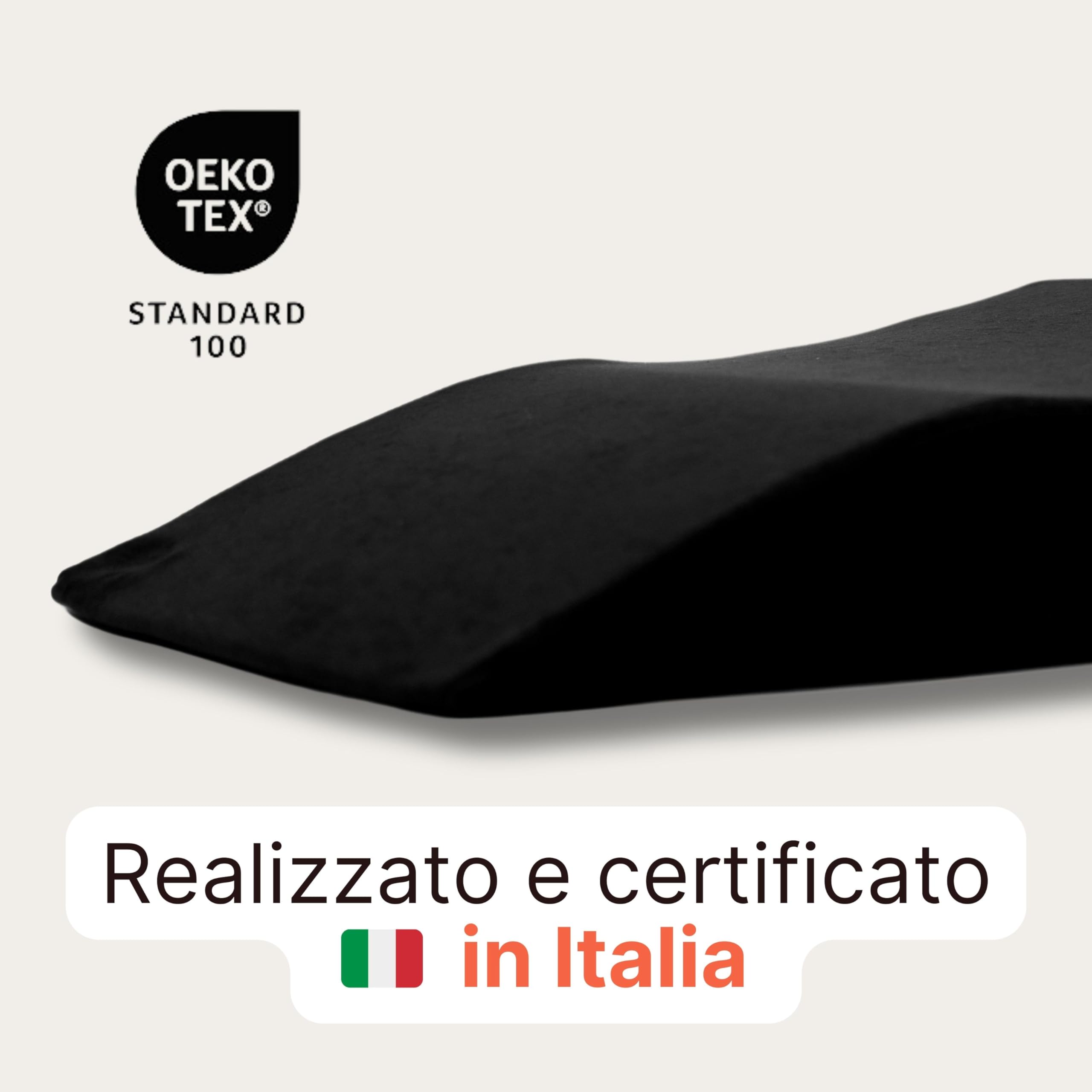 Tecnocuci Cojín elevador para circulación y venas varicosas – Fabricado en Italia – Desenfundable y fácilmente lavable