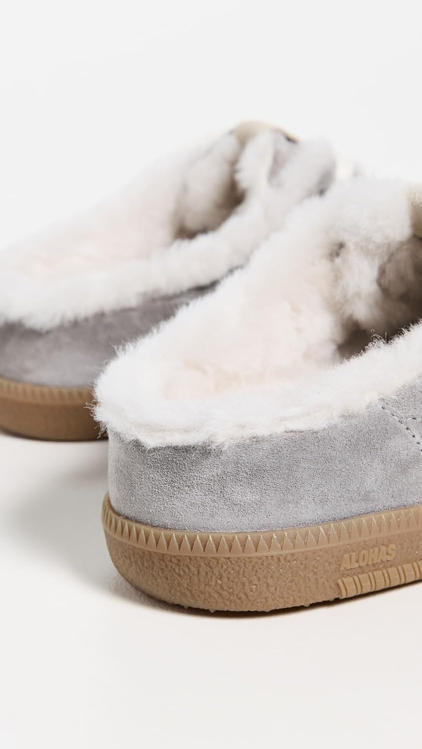 ALOHAS Women's Tb.490 Mule Furry Grey Sneakers - Image 3