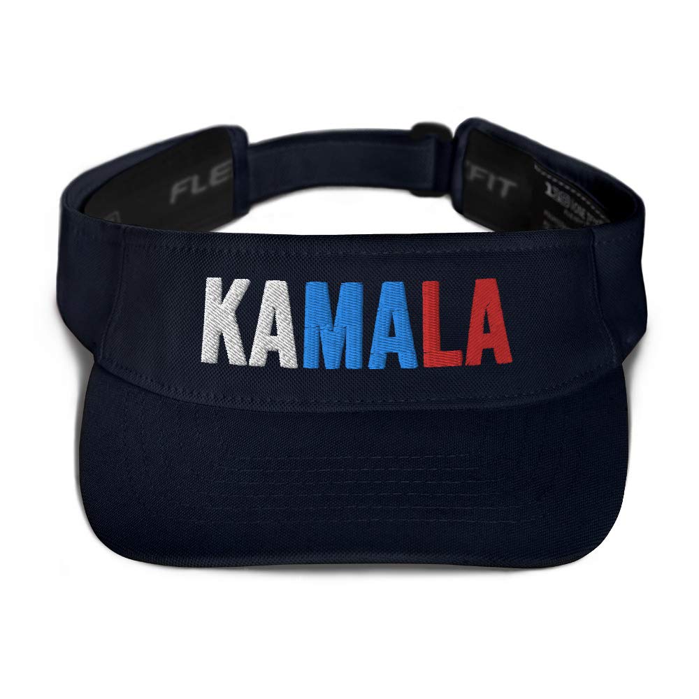 Kamala Hat (Embroidered Visor) VP Kamala Harris Gift Navy