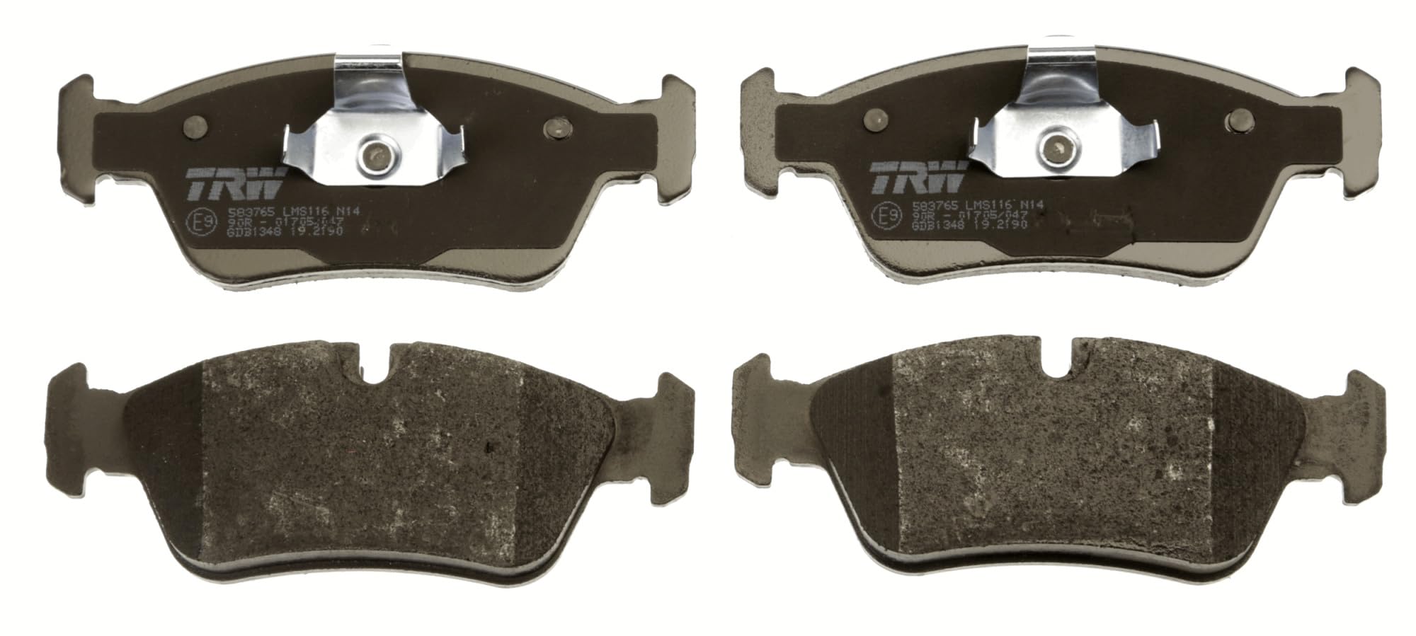 TRW GDB1348 Kit De Plaquettes De Frein Frein à Disque COTEC pour BMW 3 (E46) 1997-2005 Essieu Avant et autres véhicules
