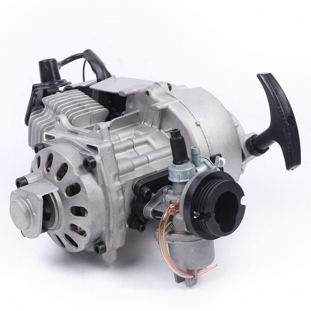 49CC 2 tiempos Pull Start Mini Motor Kit + Depósito de combustible para Pocket Quad Dirt Bike