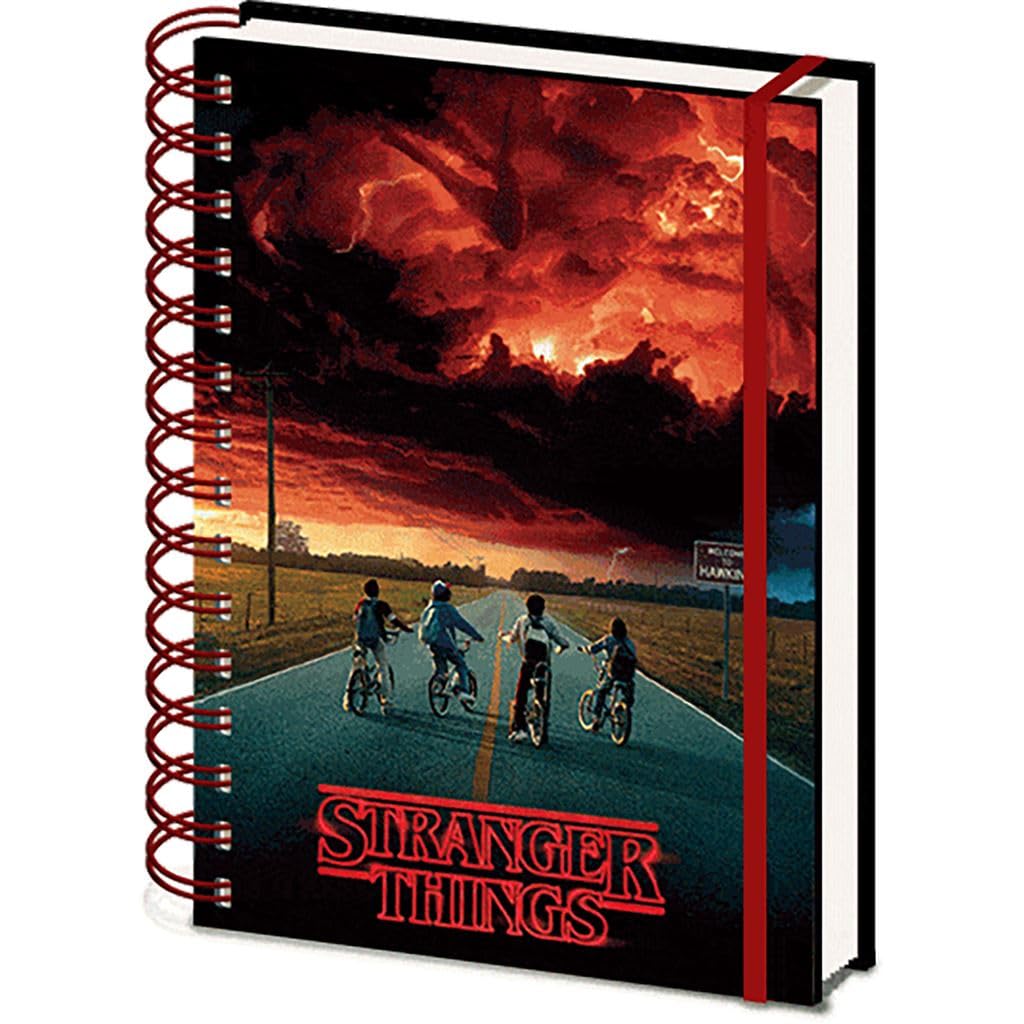 Stranger Things A5 Wiro Notebook with Lenticular Cover featuring The Mindflayer - Official Merchandise