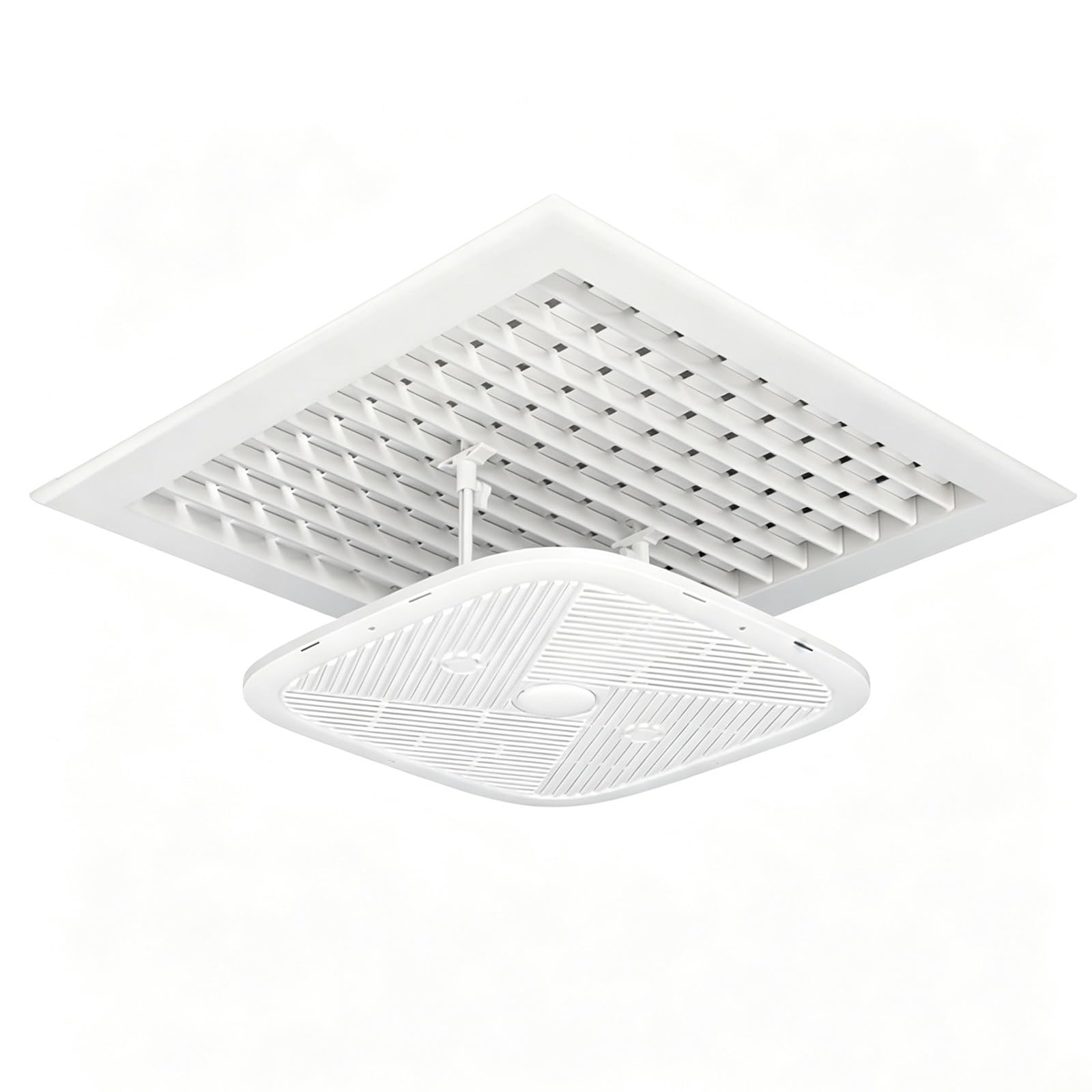JSFYJZYZ Air Conditioner Deflector, Anti-Direct Airflow, Condensation Prevention, Vent Deflector for Office Ceilings and Walls(40cmx40cm/16inx16in)