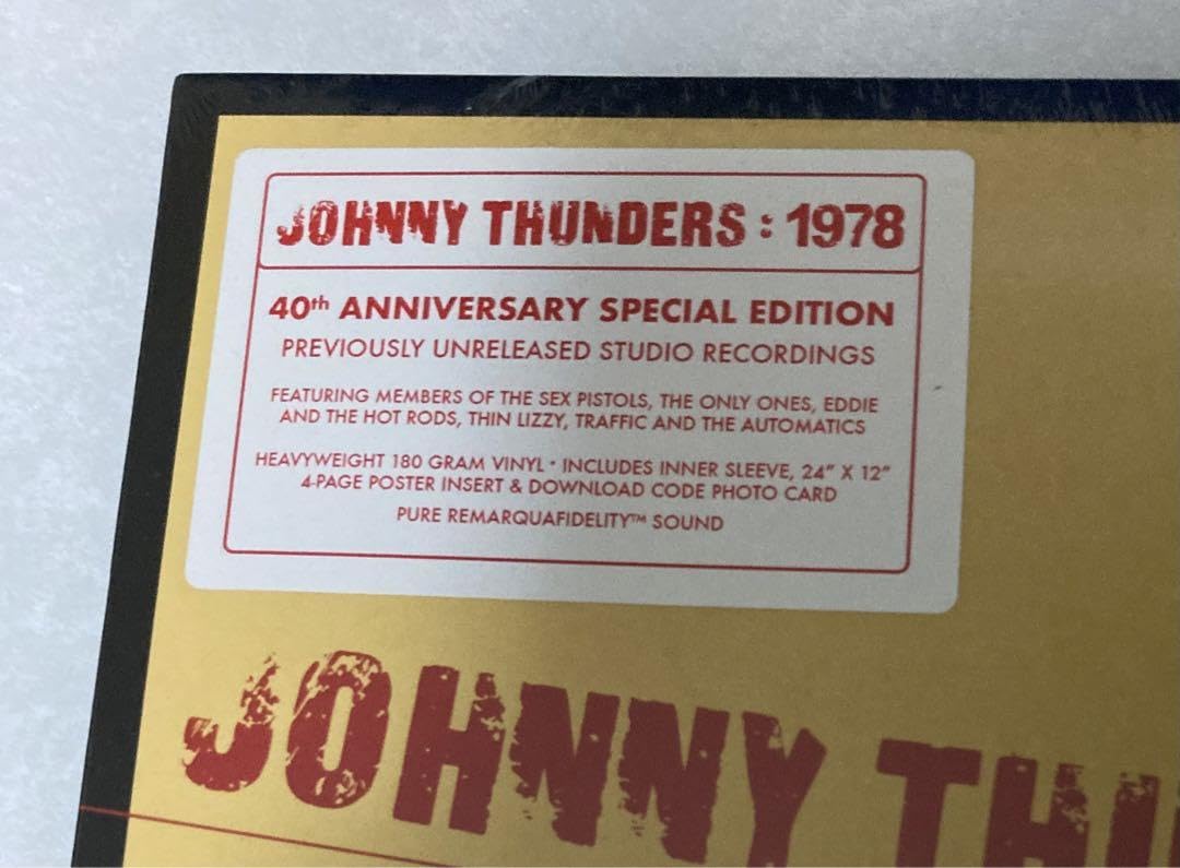 So Alonesome / Johnny Thunders - レア盤 So Alonesome / Johnny Thunders - レア盤 【公式通販】