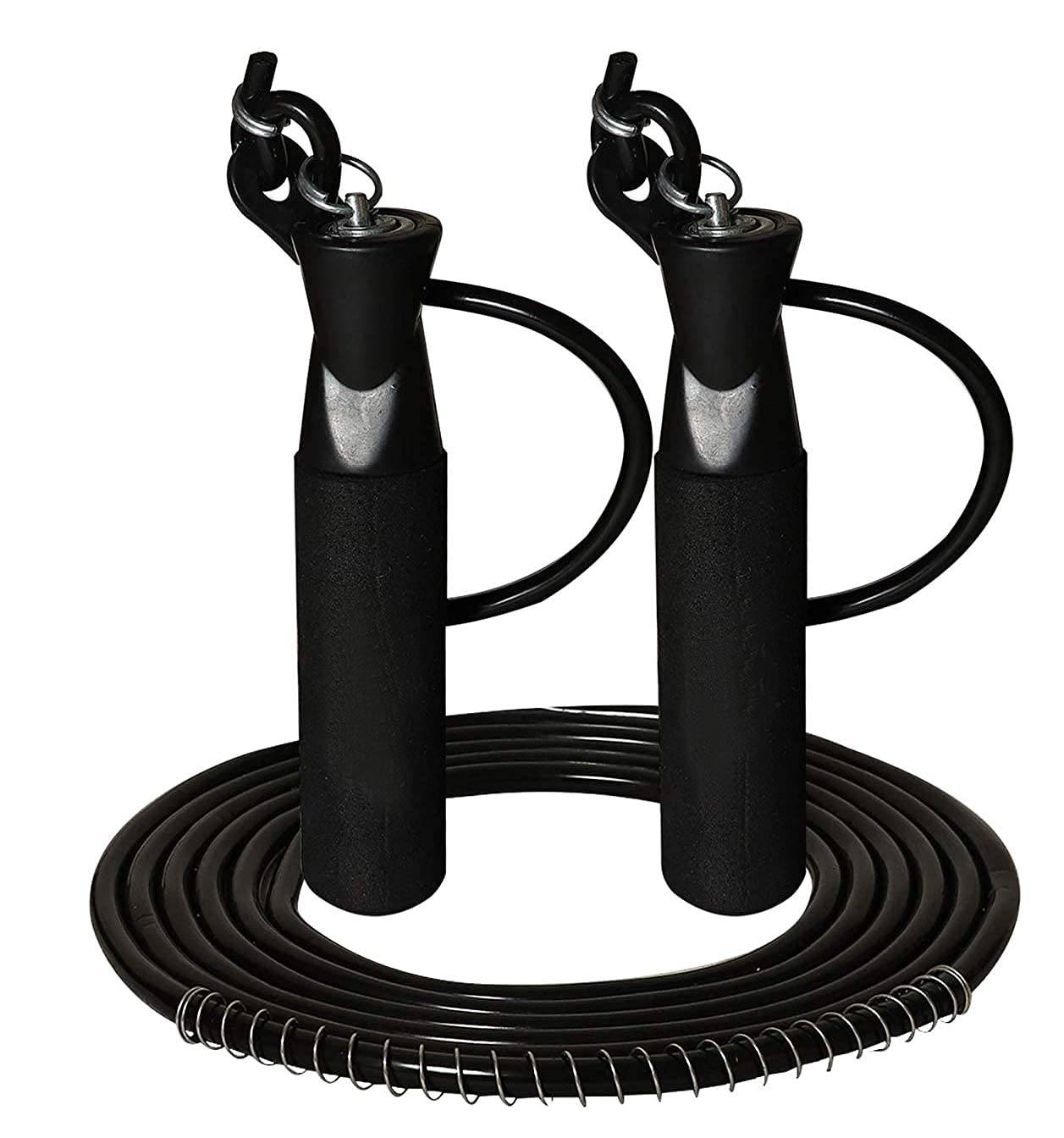 Ball Bearing Skipping Rope, Adjustable Skipping Rope For Men & Women, Girls, Boys, Skipping Rope for Exercise, Fitness Rope, Exercise Rope, Fitness Skipping Rope(BLACK & GREEN) (B0DCLKFSFQ) Amazon Price History, Amazon Price Tracker