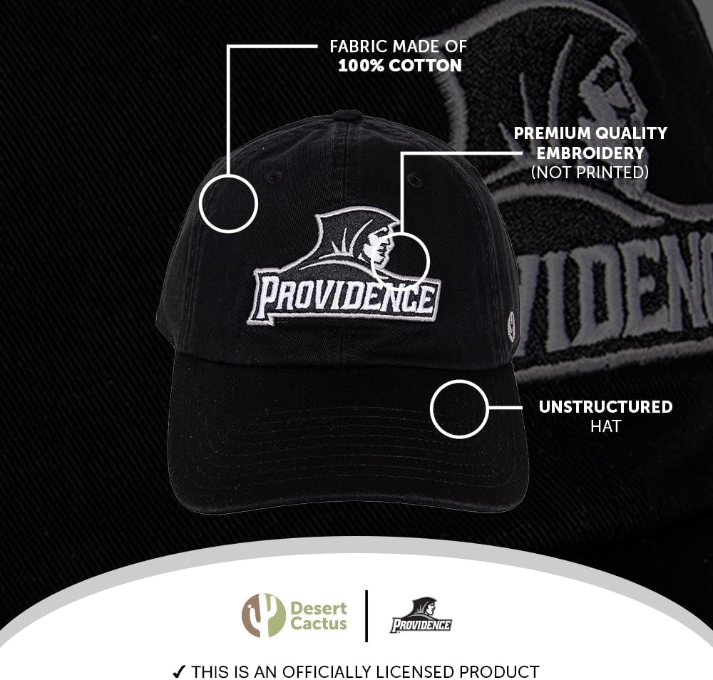 Desert Cactus Providence College Baseball Hat Friars PC Brimmed Embroidered Hats Cap Adjustable Cloth Strap Adult
