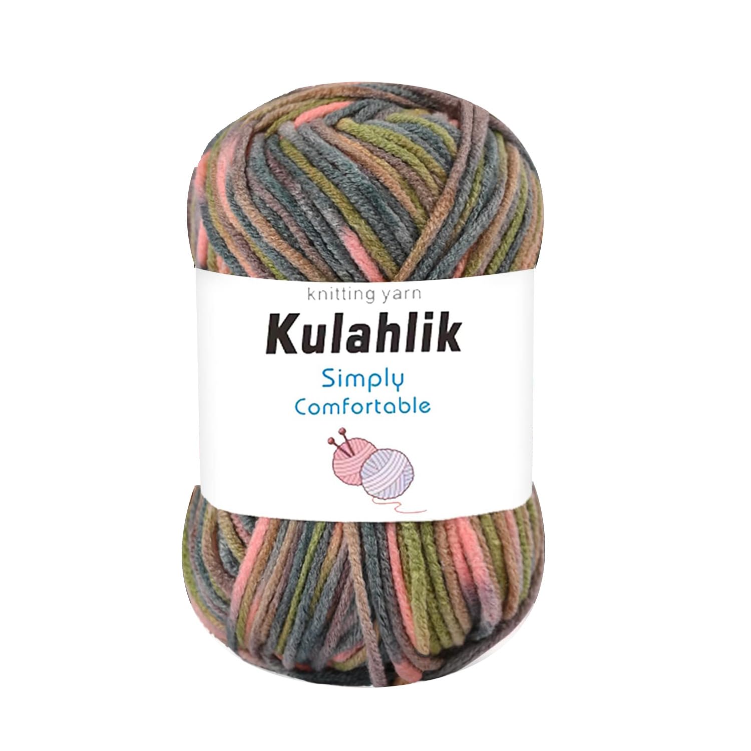 250g(5x50g) Acrylic Yarn for Crochet/Knitting, Colorful Gradient Yarn Thread, 5 Rolls Skeins, Perfect for Any Knitting Crochet and Crafts Mini Project — view 53
